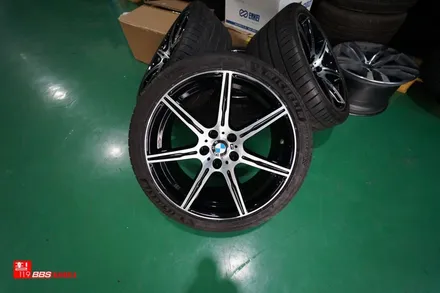 bmw 20인치휠 다이아컷팅 휠수리 전문공장 휠119 / 서울 강남