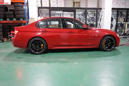 bmw320 bbs휠 CIR 19인치휠 블랙 장착 휠119 / 서울 강남