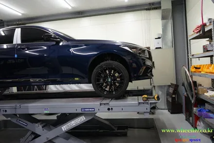 제네시스 G70 검정유광 휠도색 휠119 / 서울 강남
