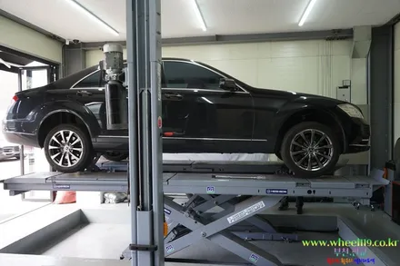 BENZ s500 고스트크롬 휠도색 휠119 / 서울 강남