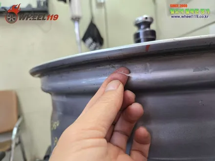 벤츠 e450 휠 수리 복원 전문 휠119 / 서울 강남