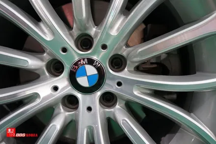 BMW 5시리즈 다이아컷팅 휠수리 복원 휠119 전문공장 / 서울 강남