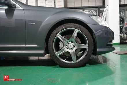 고스트크롬 휠도색 벤츠S350휠 19인치휠 휠119 / 서울 강남