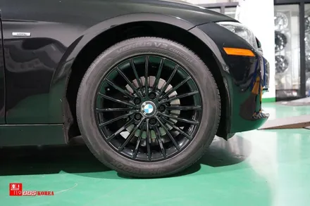 bmw3시리즈 17인치휠 검정유광 휠도색 휠119 / 서울 강남