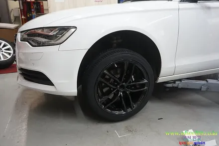 아우디 A6 BBS휠 SX 블랙 19인치휠 장착 휠119 / 서울 강남