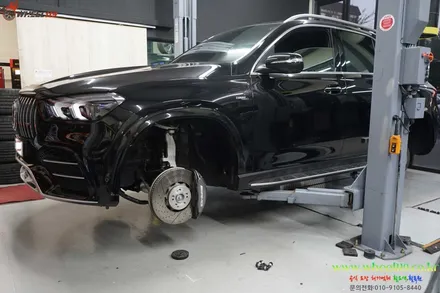 벤츠 휠도색 GLE 휠색상 블랙유광 21인치휠 / 강남 송파 서초 판교 분당