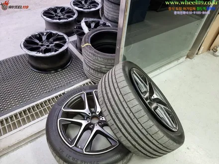 자동차 휠 도색 벤츠 GLE 블랙유광 색상으로 / 강남 송파 서초 판교 분당