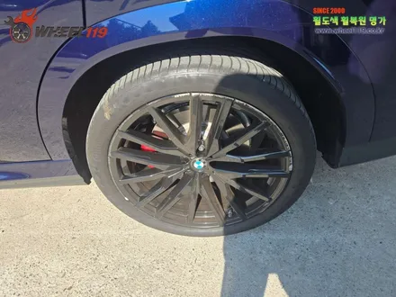 BMW X6 휠 수리 복원 심하게 긁힌 22인치 휠복원 / 서울 강남