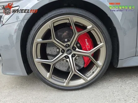 아우디 RS6 휠 도색 복원 전문 휠119 / 서울 강남