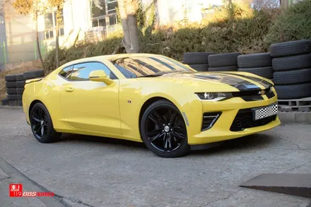 카마로 SS 검정반무광 휠도색 전문기업 휠119 / 서울 강남