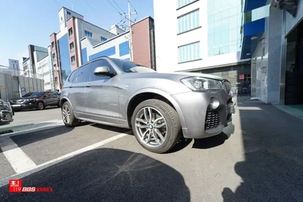 bmw x3 프런트휠 다이아컷팅 원상복원 휠수리 휠119 / 서울 강남