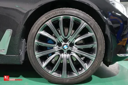 BMW 750 고스트크롬 휠도색 장착 휠119 / 서울 강남