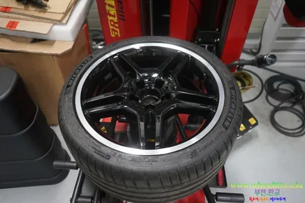 벤츠 AMG 휠 라인 투톤 커스텀 휠도색 휠119 / 강남 송파 서초 판교 분당