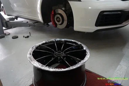 포르쉐 911카레라 휠 도색 휠119 / 강남 송파 서초 판교 분당
