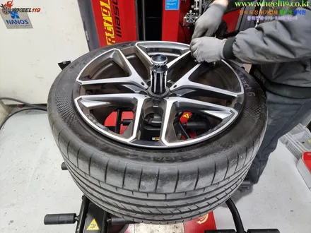 자동차 휠 도색 벤츠 GLE 블랙유광 색상으로 / 강남 송파 서초 판교 분당