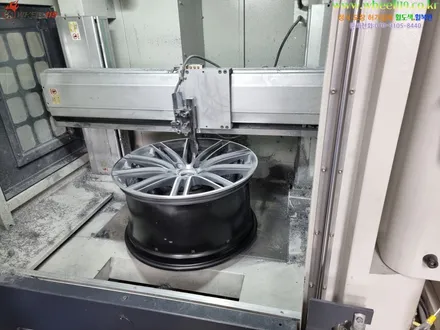 포르쉐 카이엔 휠복원 22인치 다이아컷팅 휠119 / 강남 송파 서초 판교 분당