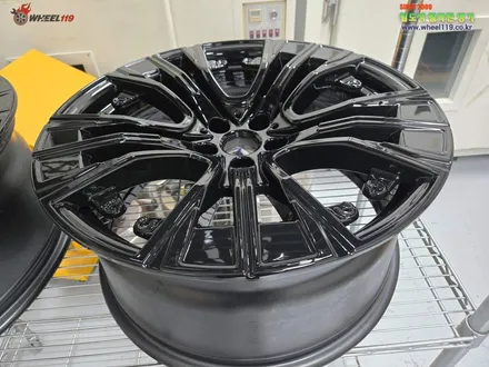 BMW740i 휠 도색 블랙유광 휠119 / 서울 강남