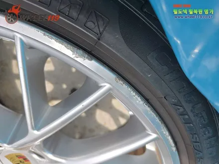 포르쉐 파나메라 휠 복원 도색 전문 휠119 / 서울 강남