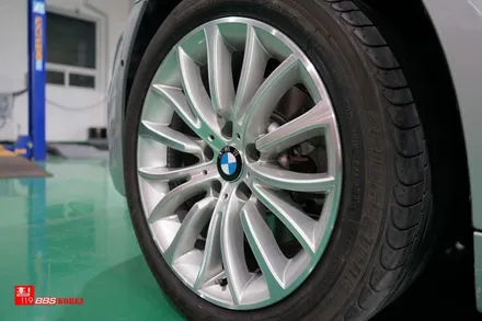 BMW 5시리즈 다이아컷팅 휠수리 복원 휠119 전문공장 / 서울 강남