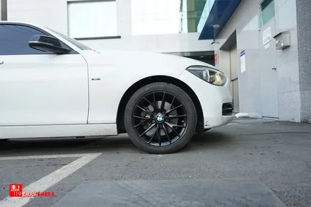 bmw118D 17인치휠 멧블랙 휠도색 전문공장 휠119 / 서울 강남