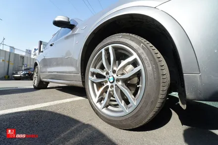 bmw x3 프런트휠 다이아컷팅 원상복원 휠수리 휠119 / 서울 강남