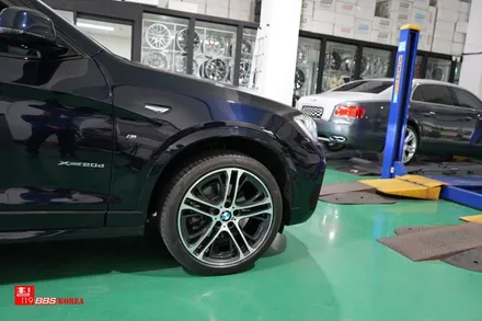BMW X4 20인치휠 다이아컷팅 휠수리 원상복원 휠119 / 서울 강남