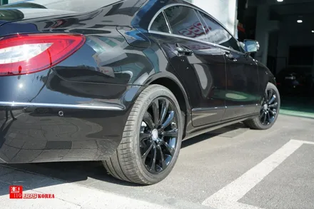 벤츠 CLS350 19인치휠 검정유광 휠도색 휠119 / 서울 강남