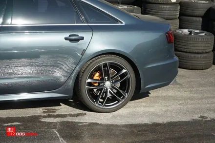 audi a6 20인치휠 고스트크롬 휠도색 장착 휠119 / 서울 강남
