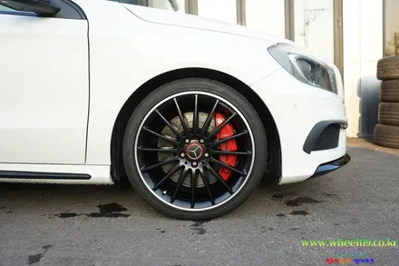 벤츠 A45 AMG 박리후 원상태 휠수리 휠119 / 서울 강남