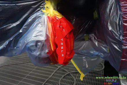 테슬라 모델3 자동차 휠도색 고스트크롬2 휠119 / 강남 송파 서초 판교 분당
