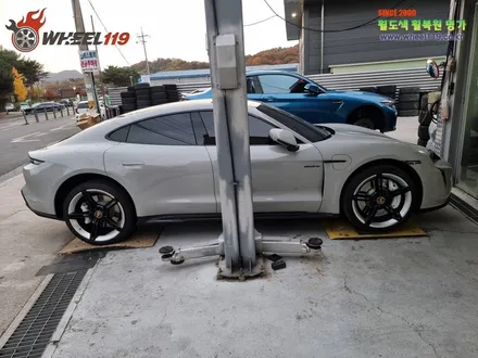 포르쉐 타이칸 미션E 휠 복원 전문 휠119 / 서울 강남