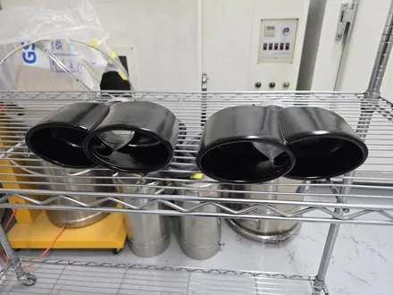 테크아트 머플러 팁 도색 / 서울 강남