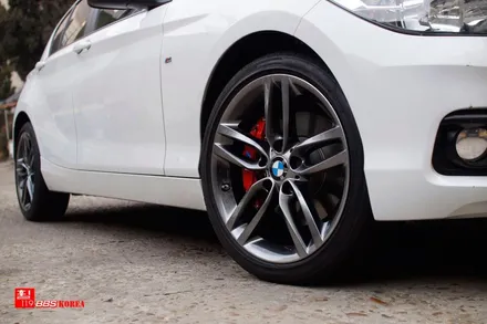 bmw118 순정휠 고스트크롬 휠도색 개발업체 휠119 / 서울 강남