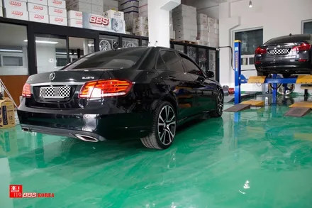 벤츠 E220 19인치 휠 다이아컷팅 휠수리 휠119 / 서울 강남
