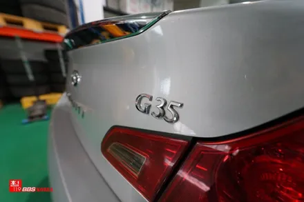 휠도색 인피니티 G35 탈색된휠 재도색 휠119 / 서울 강남
