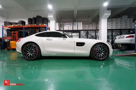 벤츠 GTS 투톤 커스텀 휠도색 다이아컷팅 휠수리 휠119 / 서울 강남