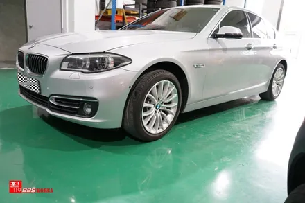 BMW 5시리즈 다이아컷팅 휠수리 복원 휠119 전문공장 / 서울 강남
