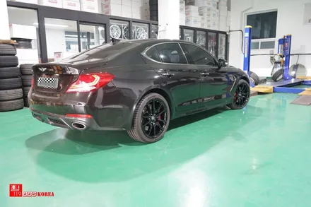 제네시스 G70 19인치휠 검정유광 휠도색 휠119 / 서울 강남