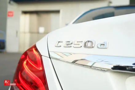 벤츠 C250 18인치휠 고스트크롬 휠도색 장착 휠119 / 서울 강남