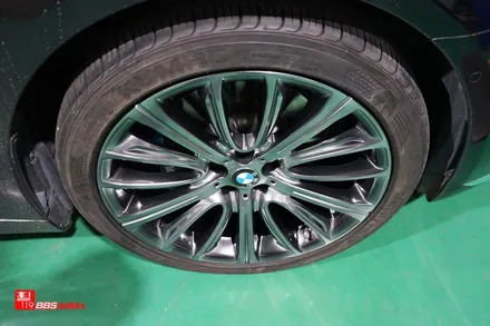 BMW 750 고스트크롬 휠도색 장착 휠119 / 서울 강남