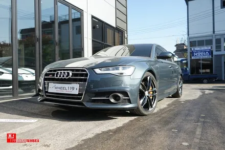 audi a6 20인치휠 고스트크롬 휠도색 장착 휠119 / 서울 강남