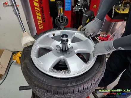 잘못된 휠 복원 방법 벤츠 S350 / 강남 송파 서초 판교 분당