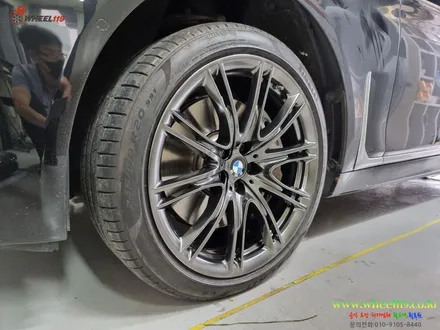 휠 기스 복원 bmw 750 고스트크롬2 색상 변경 / 강남 송파 서초 판교 분당