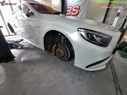 벤츠 S63 휠도색 블랙유광 wheel119 / 강남 송파 서초 판교 분당