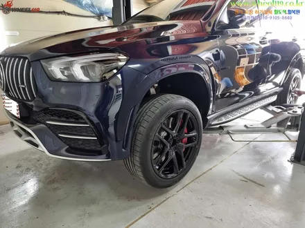 자동차 휠 도색 벤츠 GLE 블랙유광 색상으로 / 강남 송파 서초 판교 분당