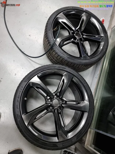 RS7 휠복원 잘못된 휠 재도색 wheel119 / 강남 송파 서초 판교 분당