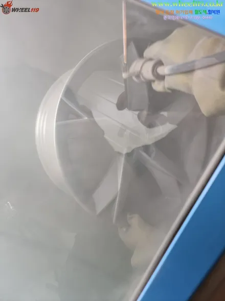 휠도색 잘못된 아우디 휠 재도색 / 강남 송파 서초 판교 분당