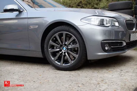 bmw5시리즈 고스트크롬 휠도색 개발업체 휠119 / 서울 강남
