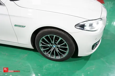 bmw520 18인치휠 고스트크롬 휠도색 개발업체 휠119 / 서울 강남
