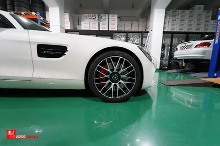 벤츠 GTS 투톤 커스텀 휠도색 다이아컷팅 휠수리 휠119 / 서울 강남